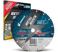 Ayunque Diamond Disco de corte de metal Shock 5000+ para metal/acero/Inox, 230 x 2,2 x 22,23 mm
