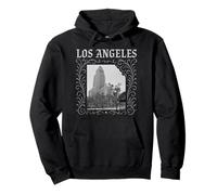 Ayuntamiento de Los Ángeles California Retro 323 DTLA Downtown LA Sudadera con Capucha
