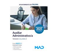 Auxiliar Administrativo/a Del Ayuntamiento De Palma. Temario Volumen 2