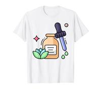 Ayurveda Ciencia Vida Arte Curativo Indio Medicina Dosha Camiseta gráfica económica, Hombre, Blanco, M