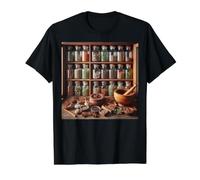 Ayurveda Ciencia Vida Arte Curativo Indio Medicina Dosha Camiseta gráfica económica, Hombre, Negro, L