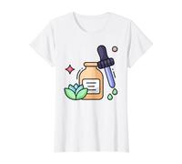 Ayurveda Ciencia Vida Arte Curativo Indio Medicina Dosha Camiseta gráfica económica, Mujer, Blanco, S