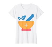 Ayurveda Ciencia Vida Arte Curativo Indio Medicina Dosha Camiseta gráfica económica, Mujer, Blanco, S