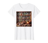 Ayurveda Ciencia Vida Arte Curativo Indio Medicina Dosha Camiseta gráfica económica, Mujer, Blanco, S