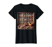 Ayurveda Ciencia Vida Arte Curativo Indio Medicina Dosha Camiseta gráfica económica, Mujer, Negro, XS