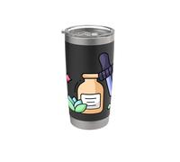 Ayurveda Ciencia Vida Arte Curativo Indio Medicina Dosha Vaso térmico de acero inoxidable de doble pared