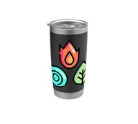 Ayurveda Ciencia Vida Arte Curativo Indio Medicina Dosha Vaso térmico de acero inoxidable de doble pared