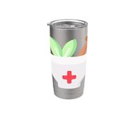Ayurveda Ciencia Vida Arte Curativo Indio Medicina Dosha Vaso térmico de acero inoxidable de doble pared