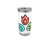 Ayurveda Ciencia Vida Arte Curativo Indio Medicina Dosha Vaso térmico de acero inoxidable de doble pared