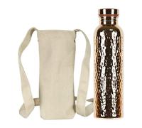 Ayurvedic Copper Vessel, Durable Leakproof Drinking Bottle for Travel with Natural PH Balance, High Capacity 27Oz Reusable Metal Container for Hiking Running Yoga Office, Elegant Home Daily Use