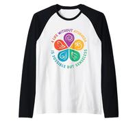 Ayurvédicos Doshas Vata Kapha Pitta A Life Without AYURVEDA Camiseta Manga Raglan