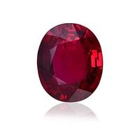 AYUSH GEMS Rubí excelente corte cuadrado 8.00 ratti 7.00 piedras preciosas certificadas rojas, piedra preciosa suelta, rubí, Piedra preciosa suelta, Rubí