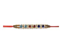 AYUSHNAIK Rakhi para hermano y hermana, Rakhi tradicional indio, hilo Rakhi, Rakhi para hermana, pulsera Raksha Bandha regalo para tu hermano, pulsera Rakhi para hermano amoroso, diseño 21