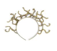 AYV Snake Diadema Halloween,Accesorios de Serpiente,Diadema Serpiente Cosplay,Diadema Serpiente Cosplay,Diadema de Serpientes,Tocado de Medusa,Corona de Medusa(Golden)