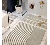 AYVADA Alfombrilla de Ducha de Lufa, Antideslizante, Antimoho, PVC, Grande para Plato de Ducha, Hueca para Suelo de Baño