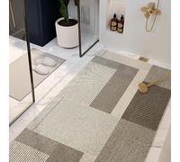 AYVADA Alfombrilla de Ducha de Lufa, Interior, Antideslizante, Antimoho, PVC, Grande, Hueca, para Plato de Ducha y Suelo de Baño, Multiusos, Geométrico, 60x120cm, Unisex, para todas las edades
