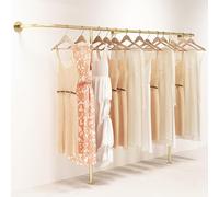 AYVADA Perchero de Ropa Moderno para Tienda de Ropa, expositores de Ropa creativos Dorados, percheros, percheros Colgantes para Guardar Ropa