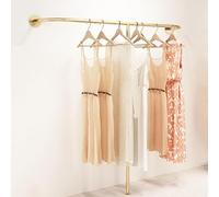 AYVADA Perchero de Ropa Moderno para Tienda de Ropa, expositores de Ropa creativos Dorados, percheros, percheros Colgantes para Guardar Ropa