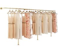 AYVADA Perchero Moderno para Tienda de Ropa, Expositor Colgante Dorado Creativo