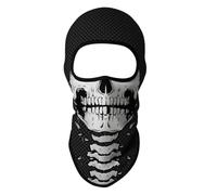 AYVRUOP 1 Pieza Gorra de Protección Solar con Forma de Calavera, Divertida Máscara de Payaso, Protector UV, Apta para Motociclismo, Hombres y Mujeres Unisex, Regalos para Hombres