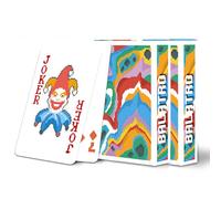 AYVRUOP 2 Piezas Bal TRO Joker Naipes, 1 x 54 Hojas, Juegos de Cartas para Fiestas, Regalos para Compañeros de Clase