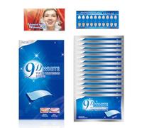 AYVRUOP 28 Piezas Tiras Blanqueadoras para Dientes,Ingredientes Naturales,Sabor a Menta,Para Eliminar Rápidamente las Manchas en los Dientes, 14 Pares