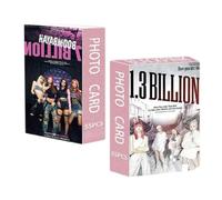 AYVRUOP 55 Photocards Blackpink,Blackpink Album,tarjetas del álbum BP Born Pink World Tour, set de tarjetas fotográficas Lomo Kpop, regalo para fans (grupo,B)
