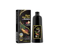 AYVRUOP Champú Tinte Canas Negro, Tinte Natural para el Cabello, Champú Tinte Cubre Canas, Tinte para Cabello Tratado para Mujer Hombre, 100ml.
