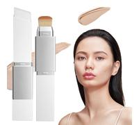 AYVRUOP Facelove Foundation Stick with Brush,Barra Crema Cubriente Bar ra Basemaquillaje Con Cobertura Completa A Media, Para Todo Tipo Pieles, Con Cabezal Brocha (Color Piel Oscurol).