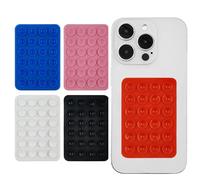 AYWFEY 5 PCS Silicona Soporte para Teléfono con Ventosa, Doble Silicona Cara Ventosa, Pegadas en la Parte Trasera del Teléfono Móvil, Multifuncionales Ventosas para Selfie, Baños, Espejos, Automóviles