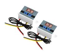 AYWHP 2 PCS XH-W3001 - Termostato digital LED de 220 V con sonda NTC 10 K, controlador de temperatura de calefacción y refrigeración para acuario, incubadora, invernadero