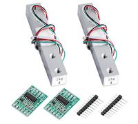 AYWHP 2 pilas de carga digitales HX711 ADC, 1 kg, sensor de peso, células de carga digitales, 1 kg, básculas de cocina electrónicas portátiles, células de carga de peso