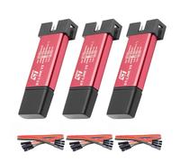 AYWHP 3 PCS Link/V2 Link Link M8 M32 descargador Programador de Carcasa de Aluminio emulador descargador Compatible con depuración de Descarga Compatible con Arduino