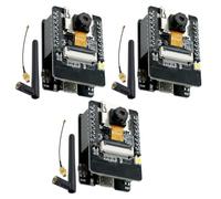 AYWHP 3 placas ESP32 CAM WiFi Bluetooth, ESP32 CAM MB placa de desarrollo ESP32 Dual Core con cámara 2640 + 2,4 G antenas IPEX, Micro USB, con ranura para tarjeta TF, compatible con Arduino