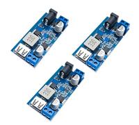 AYWHP 3 unidades DC-DC 24V/12V a 5V 5A Step Down Converter,Step Down Power Supply Buck Converter,Spannwandler 12v 5v,Abwärtswandlermodul mit Fast Charge Recognition Chip Kompatibel mit Arduino