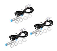 AYWHP 3 unidades LJ12A3-4-Z/BX Sensor de proximidad inductivo NPN 3 conductores 6-36 V DC, distancia de detección de 0-4 mm para automatización, máquinas CNC, impresora 3D