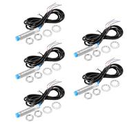 AYWHP 5 unidades LJ12A3-4-Z/BX Sensor de proximidad inductivo NPN de 3 conductores 6-36 V DC, 0-4 mm distancia de detección para automatización, máquinas CNC, impresora 3D