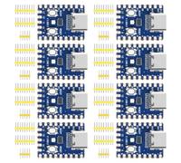 AYWHP 8 placas de desarrollo R-Pi RP2040-Zero con USB-C, Dual Core ARM Cortex-M0+, flash de 2 MB, compatible con Raspberry Pi Pico, compatible con C/C++ y MicroPython (no soldada)