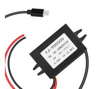 AYWHP DC 10-90V a 5V 5A Step down USB C Convertidor, Módulo de Alimentación Buck Impermeable Convertidor 25W Type-C Transformador para Raspberry Pi 4 y Smartphone
