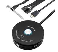 AYWHP Desktop Computer Netzschalter PC Motherboard Power On Off Switch Verlängerungskabel PC-Einschaltknopf Externen für den Fernstart