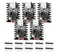 AYWHP ESP32-C3 - Tarjeta de desarrollo WiFi y Bluetooth 5.0 ESP32 con procesador de un solo núcleo RISC-V de 32 bits a 160 MHz, 400 KB SRAM y 4 MB Flash compatible con Arduino IDE (5 piezas)