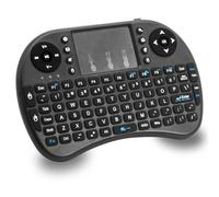 AYWHP i8 Multimedia Mini Teclado inalámbrico 2.4Ghz con touchpad Integrado,Mini Teclado Bluetooth para Smart TV,PC, Pad, Xbox 360, PS3, TV Box(Sin retroiluminación)