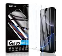 AYWLPP Protector de pantalla para iPhone 16 Pro Max, 4 películas de vidrio templado, dureza 9H ultraduradera, protección antiarañazos, sin burbujas, alta sensibilidad, resistente a los impactos