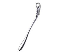 AYWTIUN Calzascarpe a manico lungo 52cm Length Alloy Metal Shoe Horns For Convenient Wearing Shoes Horn And Spoon Leather High Heel Hanging(52CM Without a box)