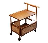 AYWTIUN Carro de Almacenamiento for salón de manicura, Carrito rodante for peluquería con Ruedas, Muebles for salón de manicura para Muebles(Khaki)
