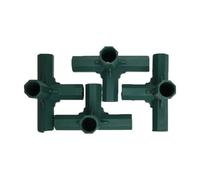 AYWTIUN Conector de construcción Conectores de Marco Accesorios construcción for Invernadero, 4 Uds., 16-17mm, for Soportes Flores, Soporte for, Juntas toldo jardinería(Color2)