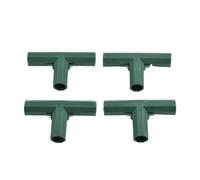 AYWTIUN Conector de construcción Conectores de Marco Accesorios construcción for Invernadero, 4 Uds., 16-17mm, for Soportes Flores, Soporte for, Juntas toldo jardinería(Color4)