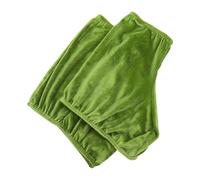 AYWTIUN Cubrezapatos para Patines artísticos Fundas elásticas for Botas de patín, Forro Absorbente Agua Color sólido Verde for Figura Hockey, Patines sobre Hielo, Zapato antiarañazos