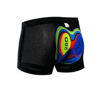 AYWTIUN Culotte Ciclismo Hombre Ropa Interior de Ciclismo, Pantalones Cortos de Ciclismo for Bicicleta de montaña, Ropa Interior Deportiva, Medias de compresión, Pantalones Cortos Acolchados(1,XL)