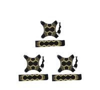 AYWTIUN Entrenador de malabarismos para el fútbol Cinturón de Entrenamiento fútbol Ajustable for Individual con Equipo Fitness Auxiliar elástico, 5-1 Unidad(Black 3 PCS)